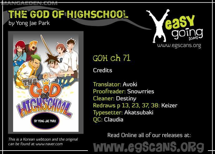 The God of High School Chapter 071.1 page 6