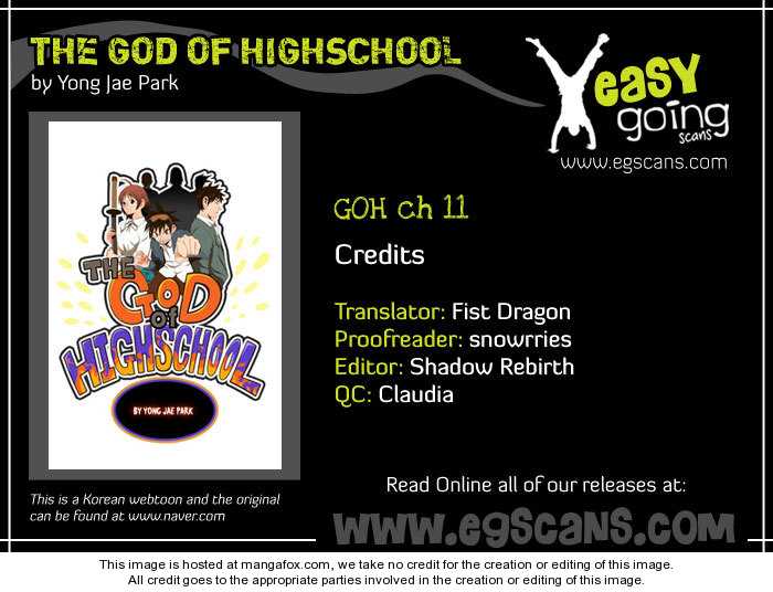 The God of High School Vol.01 Chapter 011 page 1