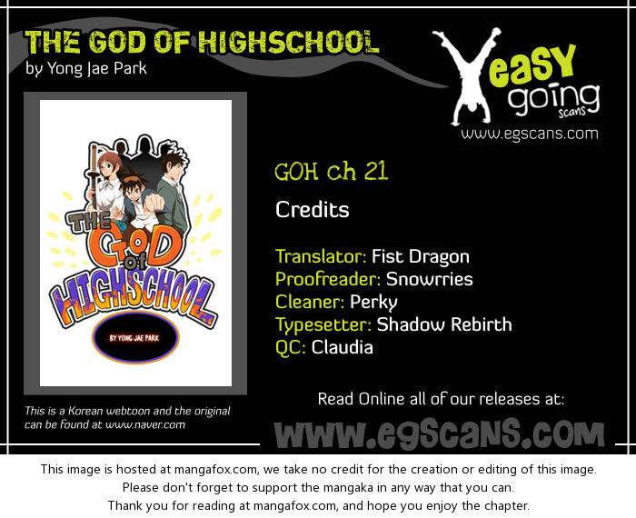 The God of High School Vol.01 Chapter 021 page 1