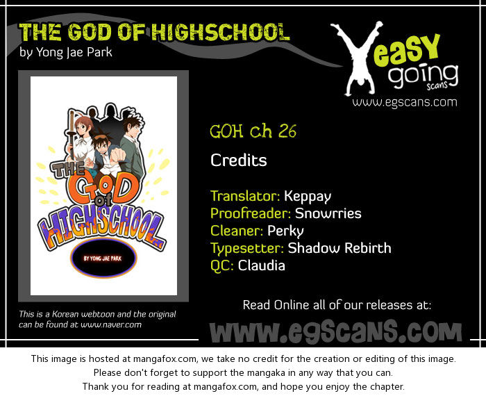 The God of High School Vol.01 Chapter 026 page 1