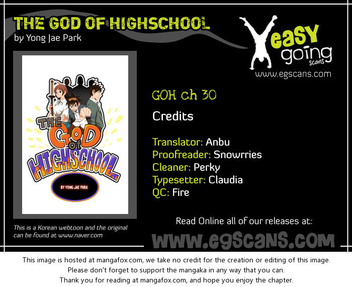 The God of High School Vol.01 Chapter 030 page 1