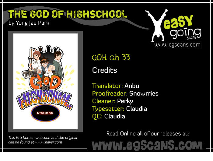 The God of High School Vol.01 Chapter 033 page 1