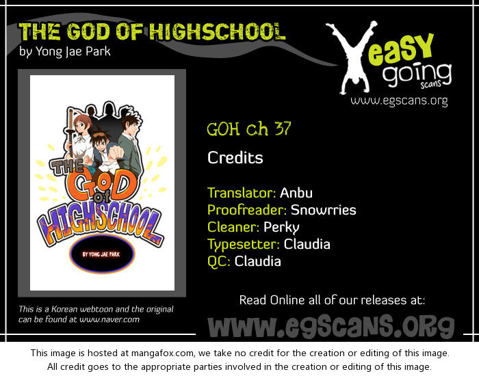 The God of High School Vol.01 Chapter 037 page 1