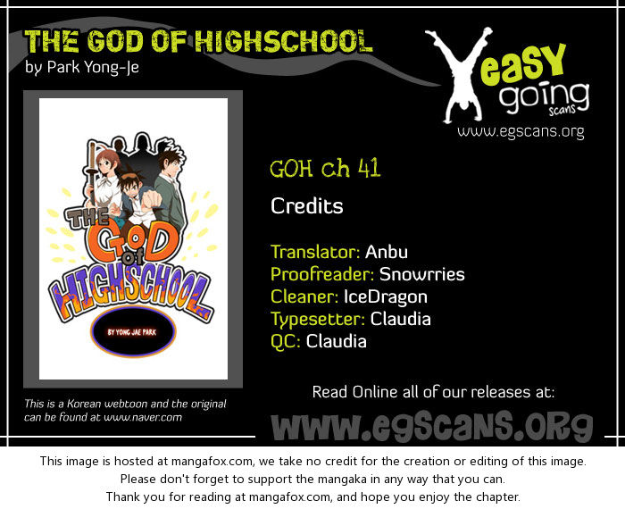The God of High School Vol.01 Chapter 041 page 1