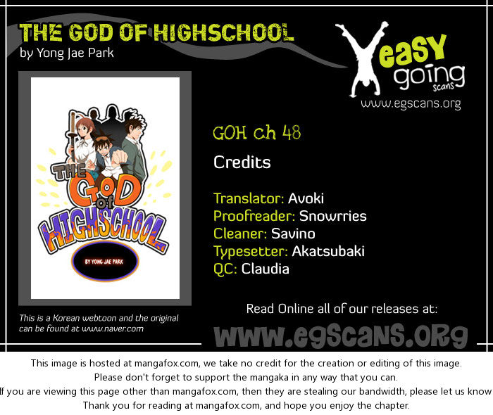 The God of High School Vol.02 Chapter 048 page 1
