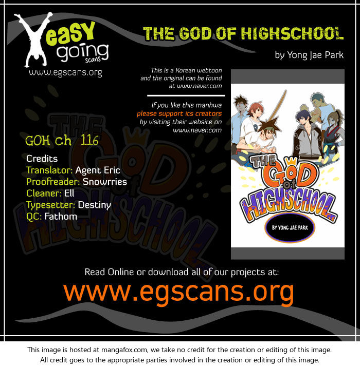 The God of High School Vol.02 Chapter 116 page 1