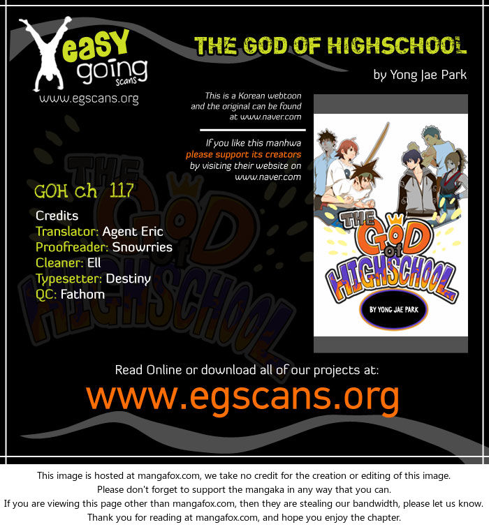 The God of High School Vol.02 Chapter 117 page 1