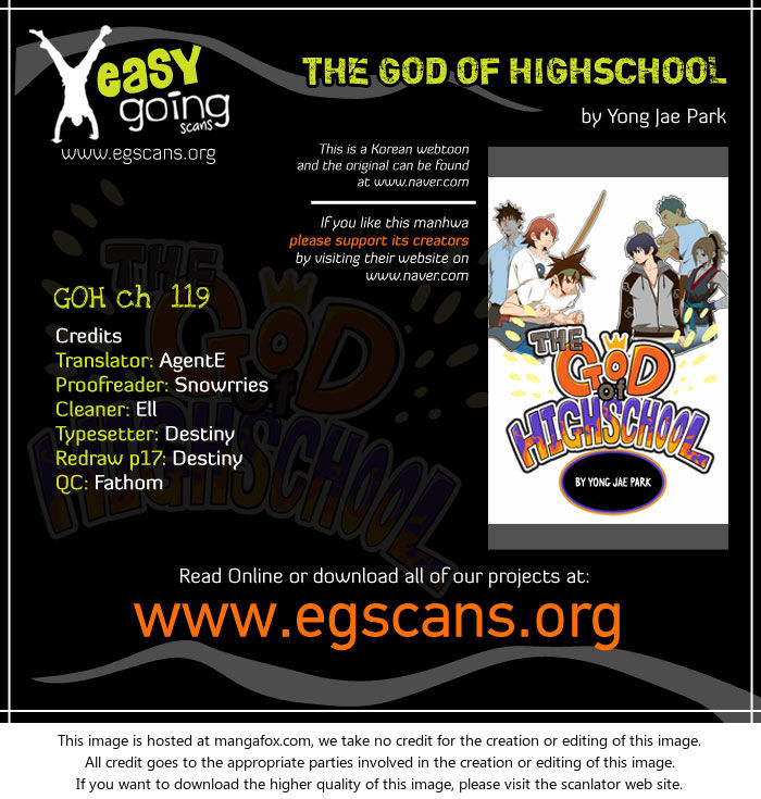 The God of High School Vol.03 Chapter 119 page 1